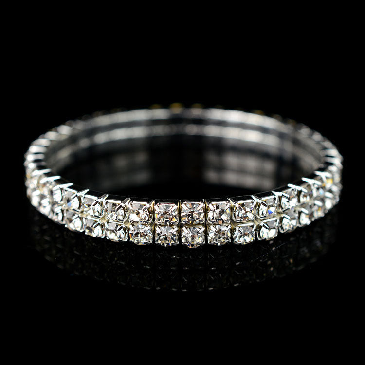 TB Radiance Double-Row Crystal Bracelet