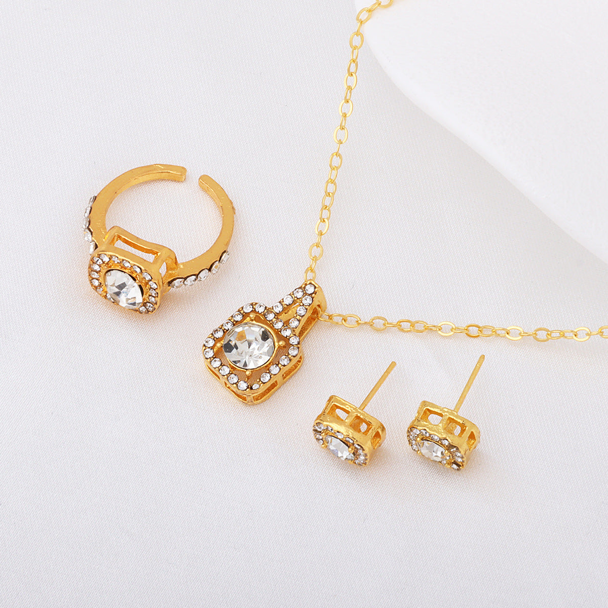 TB Gilded Radiance Zirconia Ensemble