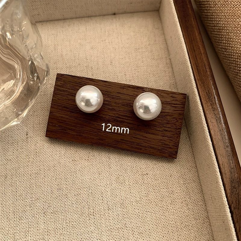 TB Timeless 12mm Luminous Pearl Stud Earrings