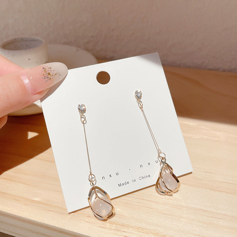 TBFashion Aurora Opal Drop Earrings