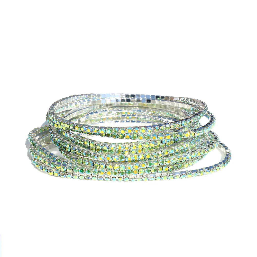 TB Aurora Flex-Shimmer Rhinestone Bracelet