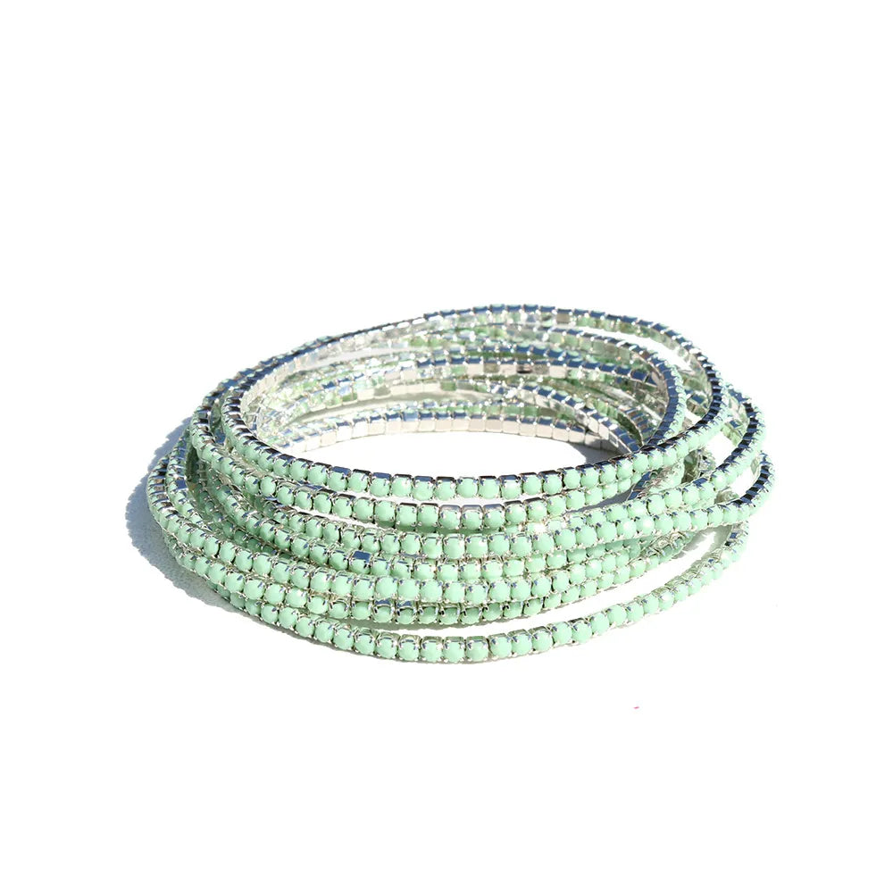 TB Verdant Glow Multi-Wrap Bracelet