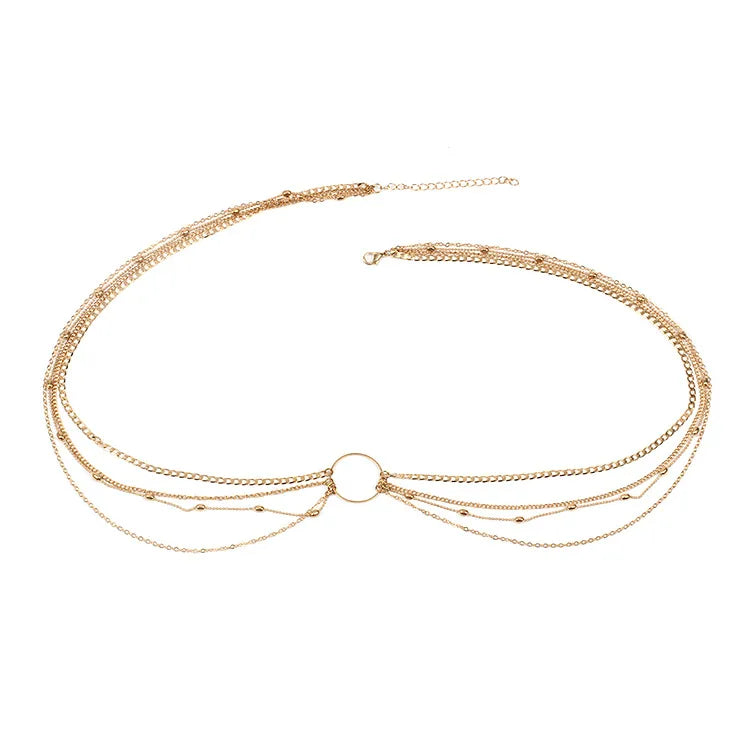 TB Golden Radiance Multi-Layer Waist Chain